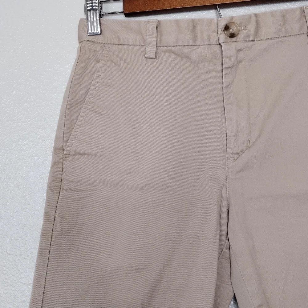 Vineyard Vines Boy's Preppy Casual Neutral Tan Outdoors Flat Front Short Size 16